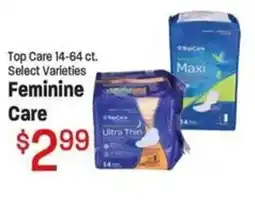 Maceys Top Care 14-64 ct. Select Varieties Feminine Care offer