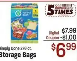 Maceys Simply Done 276 ct. Storage Bags offer