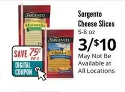Brookshire Brothers Sargento Cheese Slices offer