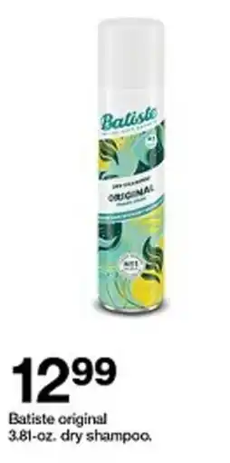 Target Batiste original 3.81-oz. dry shampoo, offer