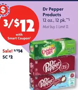 Family Dollar Dr Pepper Products offer