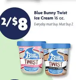 Family Dollar Blue Bunny Twist Ice Cream offer