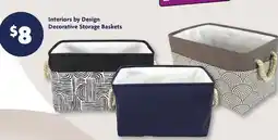 Family Dollar Interiors by Design Decorative Storage Baskets offer