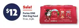 Family Dollar Purina ONE Wet Dog Food offer