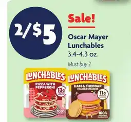 Family Dollar Oscar Mayer Lunchables offer
