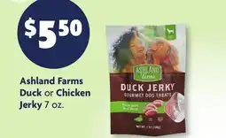 Family Dollar Ashland Farms Duck or Chicken Jerky offer