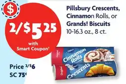 Family Dollar Pillsbury Crescents, Cinnamon Rolls, or Grands! Biscuits offer