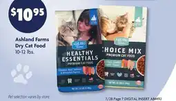 Family Dollar Ashland Farms Dry Cat Food offer