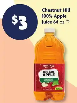 Family Dollar Chestnut Hill 100% Apple Juice offer