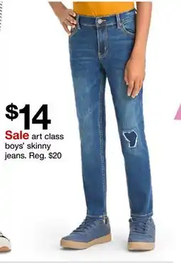 Target art class boys' skinny jeans offer
