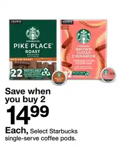 Target Starbucks single-serve coffee pods offer