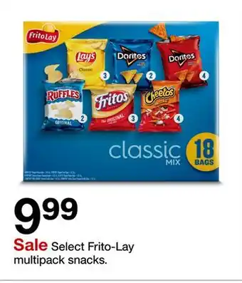 Target Select Frito-Lay multipack snacks offer