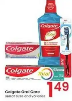 Albertsons Colgate Oral Care select sizes and varieties offer