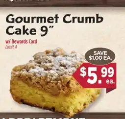 Dearborn Market Gourmet Crumb Cake 9 offer