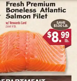 Dearborn Market Fresh Premium Boneless Atlantic Salmon Filet offer