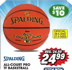 Big 5 Spalding All Court Pro TF Basketball offer