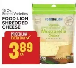 Food Lion FOOD LION SHREDDED CHEESE offer