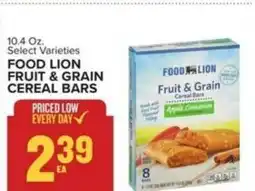 Food Lion FRUIT & GRAIN CEREAL BARS offer