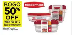 Dollar General Rubbermaid Easy Find Lids TM Food Storage offer