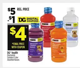 Dollar General DG health Electrolyte Solution offer