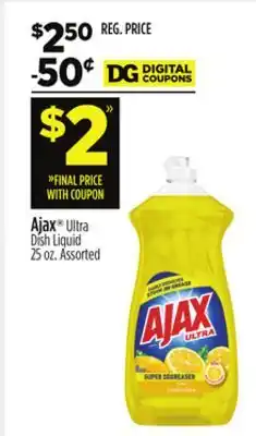 Dollar General Ajax Ultra Dish Liquid offer