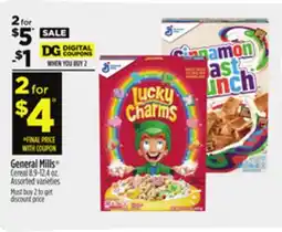 Dollar General General Mills Cereal offer
