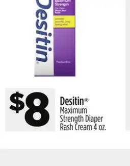 Dollar General Desitin Maximum Strength Diaper Rash Cream offer
