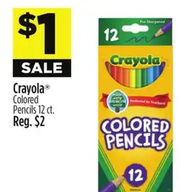 Dollar General Crayola Colored Pencils offer