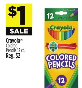 Dollar General Crayola Colored Pencils offer
