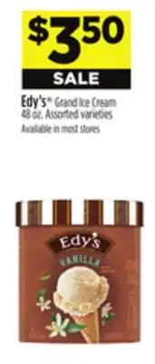 Dollar General Edy's Grand Ice Cream offer