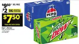 Dollar General Pepsi or Mtn Dew offer