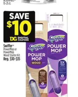 Dollar General Swiffer PowerMop or PowerMop Wood Starter Kit offer