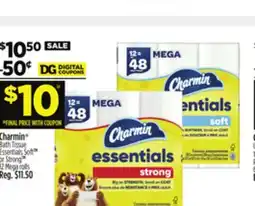 Dollar General Charmin Bath Tissue Essentials Soft or Strong offer