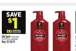 Dollar General Old Spice Hair Care offer