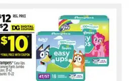 Dollar General Pampers Easy Ups Training Pants offer