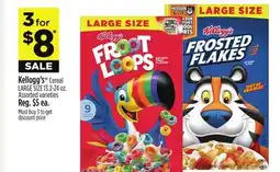 Dollar General Kellogg's Cereal offer