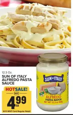 Food Lion SUN OF ITALY ALFREDO PASTA SAUCE offer