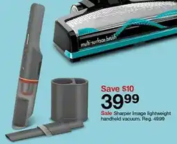 Target Sharper Image lightweight handheld vacuum offer