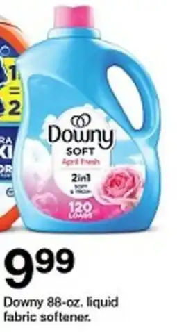Target Downy 88-oz. liquid fabric softener. offer