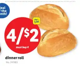 Lidl dinner roll offer
