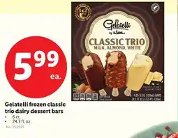 Lidl Gelatelli frozen classic trio dairy dessert bars offer