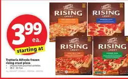 Lidl Trattoria Alfredo frozen rising crust pizza offer