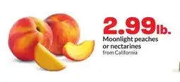 Hy-Vee Moonlight peaches or nectarines offer