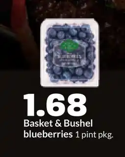 Hy-Vee Basket & Bushel blueberries offer