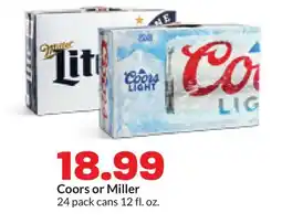 Hy-Vee Coors or Miller offer