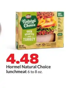 Hy-Vee Hormel Natural Choice lunchmeat offer