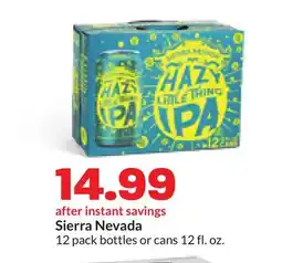 Hy-Vee Sierra Nevada offer