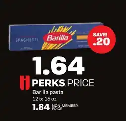 Hy-Vee Barilla pasta offer