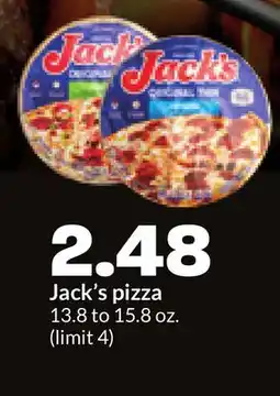 Hy-Vee Jack's pizza offer