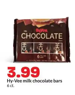 Hy-Vee Hy-Vee milk chocolate bars offer